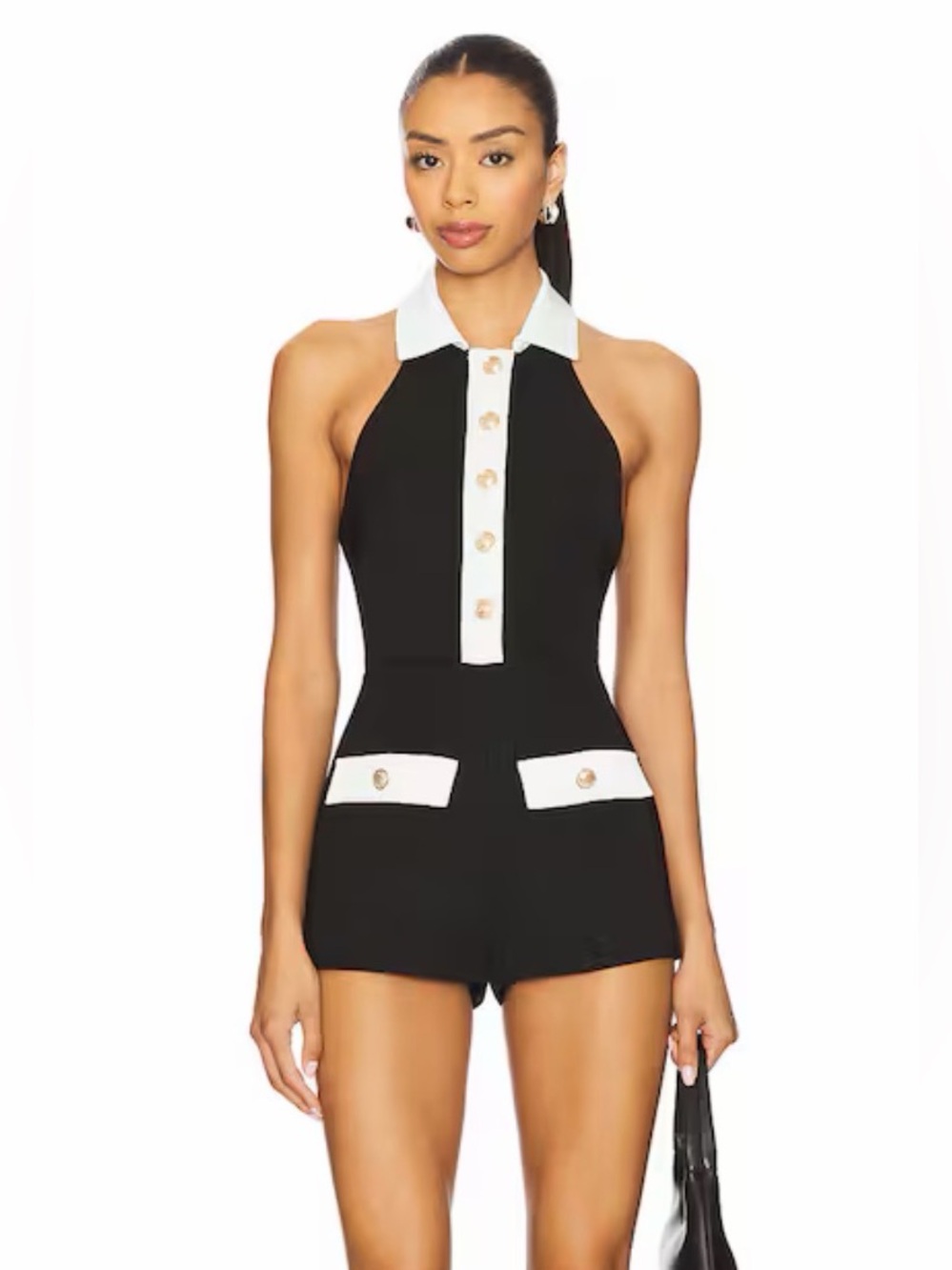 NEW: ALL THE WAY x REVOLVE Jemma Romper in Black SOLD OUT EVERYWHERE